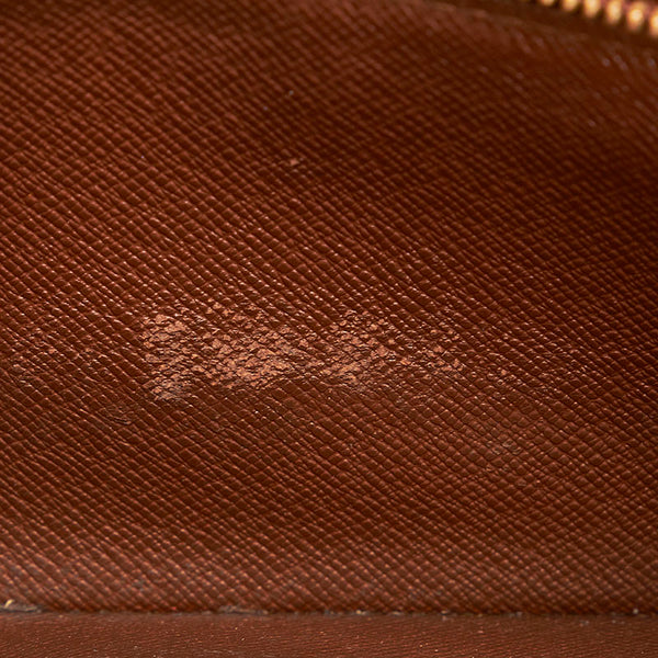ルイ ヴィトン モノグラム ポシェット ポルトモネクレディ 長財布 M61725 ブラウン PVC レディース LOUIS VUITTON 【中古】