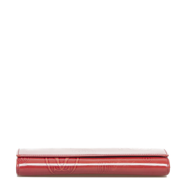 カルティエ ハッピーバースデー 長財布 ピンク エナメル レディース CARTIER 【中古】