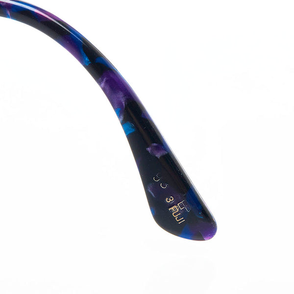 サンローラン UV Protection サングラス ネイビー パープル プラスチック ユニセックス SAINT LAURENT 【中古】