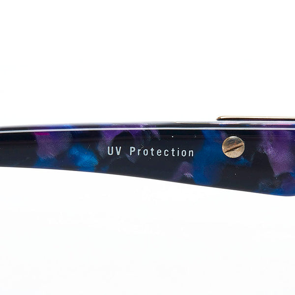 サンローラン UV Protection サングラス ネイビー パープル プラスチック ユニセックス SAINT LAURENT 【中古】