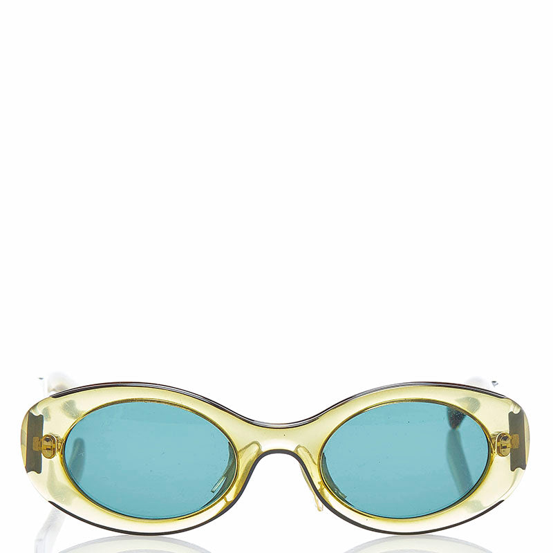 グッチ サングラス GG2430/S グリーン プラスチック レディース GUCCI 【中古】