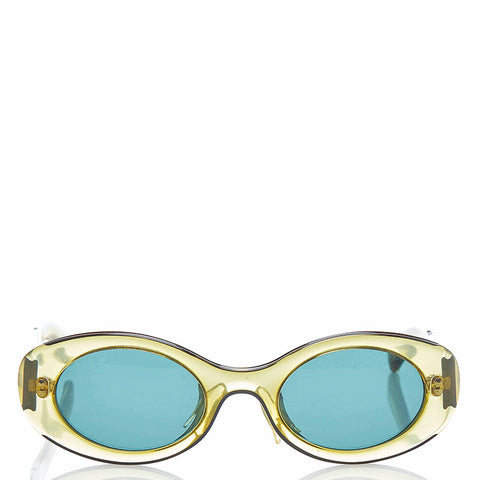 グッチ サングラス GG2430/S グリーン プラスチック レディース GUCCI 【中古】