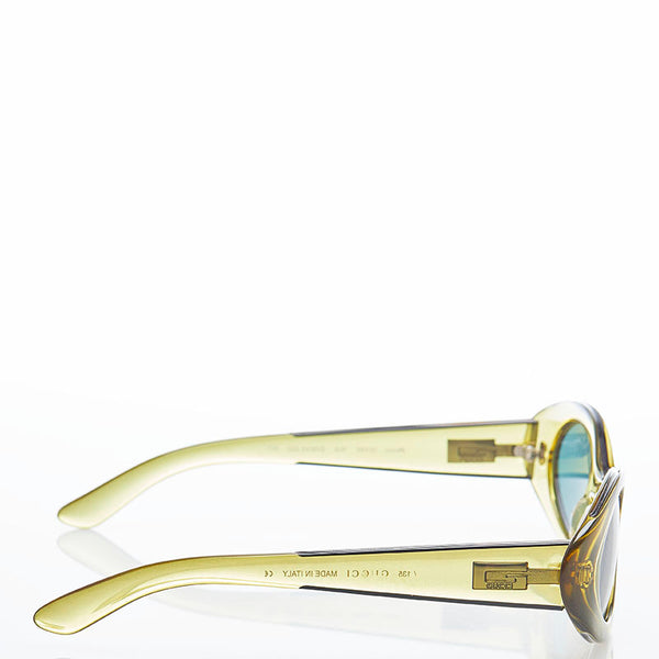 グッチ サングラス GG2430/S グリーン プラスチック レディース GUCCI 【中古】