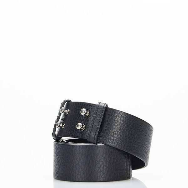 バーバリー ベルト ブラック レザー レディース BURBERRY 【中古】