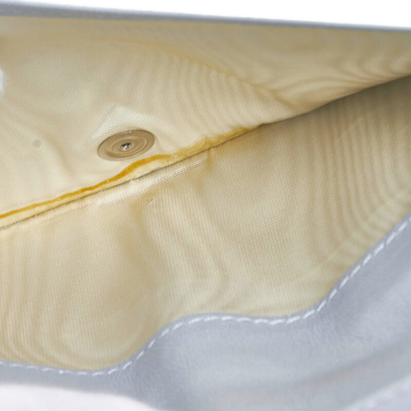 シャネル チョコバー 長財布 ライトブルー レザー レディース CHANEL 【中古】