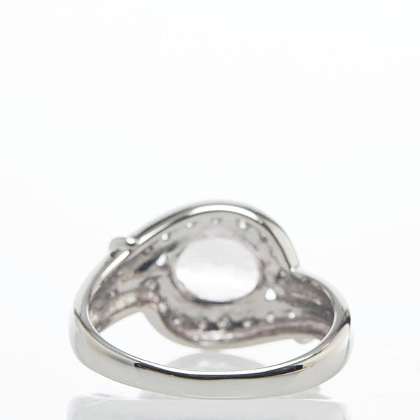 Pt900 プラチナ クンツアイト2.63ct ダイヤ0.14ct リング 指輪 レディース 13号 【中古】