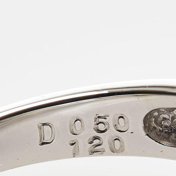 Pt900 プラチナ キャッツアイ1.20ct ダイヤ0.50ct リング 指輪 レディース 12号 【中古】