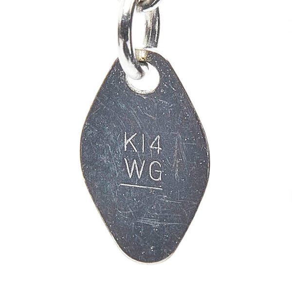 ノーブランド Pt900 プラチナ K14WG ホワイトゴールド ダイヤ0.867ct ダイヤ0.18ct ペンダント ネックレス  no brand 【中古】