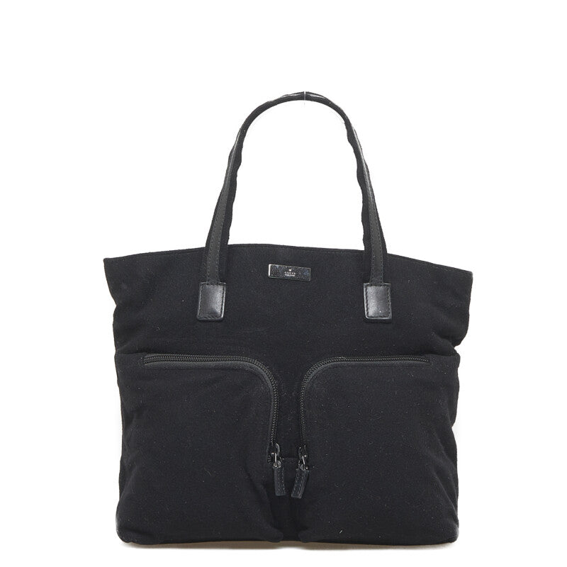 グッチ ハンドバッグ 76479 ブラック フリース レザー レディース GUCCI 【中古】