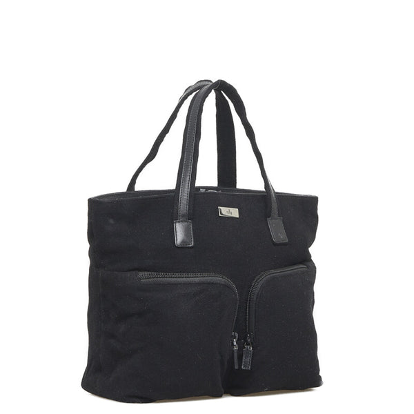 グッチ ハンドバッグ 76479 ブラック フリース レザー レディース GUCCI 【中古】