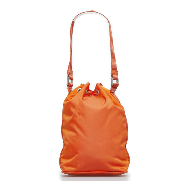 プラダ ハンドバッグ LN03669 オレンジ マルチカラー ナイロン レディース PRADA 【中古】