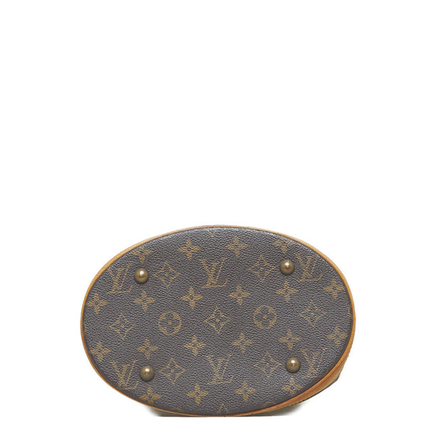 ルイ ヴィトン モノグラム バケットPM トートバッグ ショルダーバッグ M42238 ブラウン PVC レザー レディース LOUIS VUITTON 【中古】