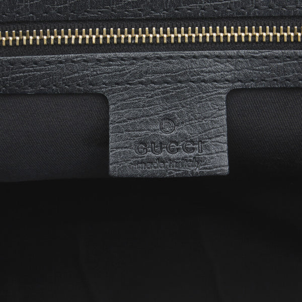 グッチ GGキャンバス シェリー ハンドバッグ トートバッグ 139260 ブラック キャンバス レザー レディース GUCCI 【中古】