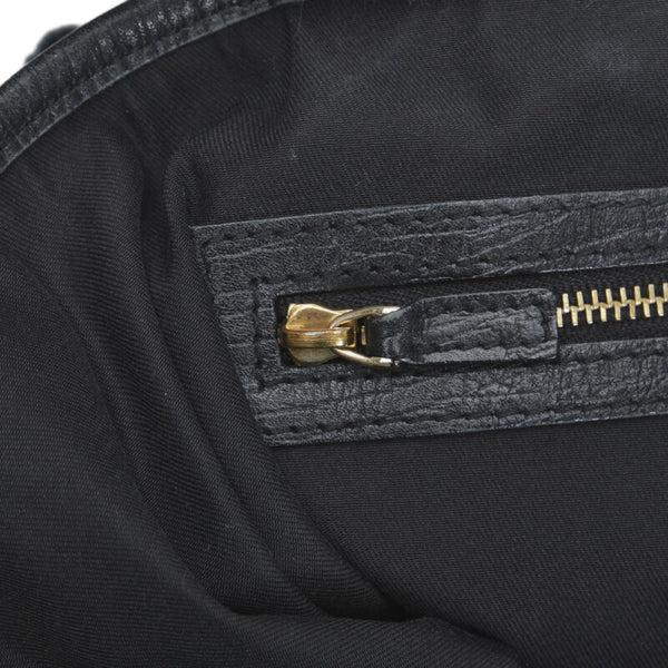 グッチ GGキャンバス シェリー ハンドバッグ トートバッグ 139260 ブラック キャンバス レザー レディース GUCCI 【中古】