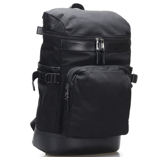 マイケルコース リュック バックパック ブラック ナイロン レザー レディース Michael Kors 【中古】