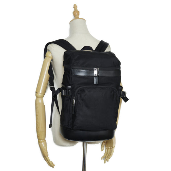 マイケルコース リュック バックパック ブラック ナイロン レザー レディース Michael Kors 【中古】