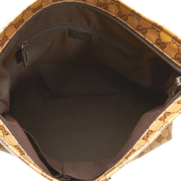 グッチ GGクリスタル 斜め掛け ショルダーバッグ 339569 ブラウン PVC レザー レディース GUCCI 【中古】