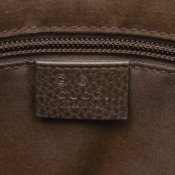グッチ GGクリスタル 斜め掛け ショルダーバッグ 339569 ブラウン PVC レザー レディース GUCCI 【中古】