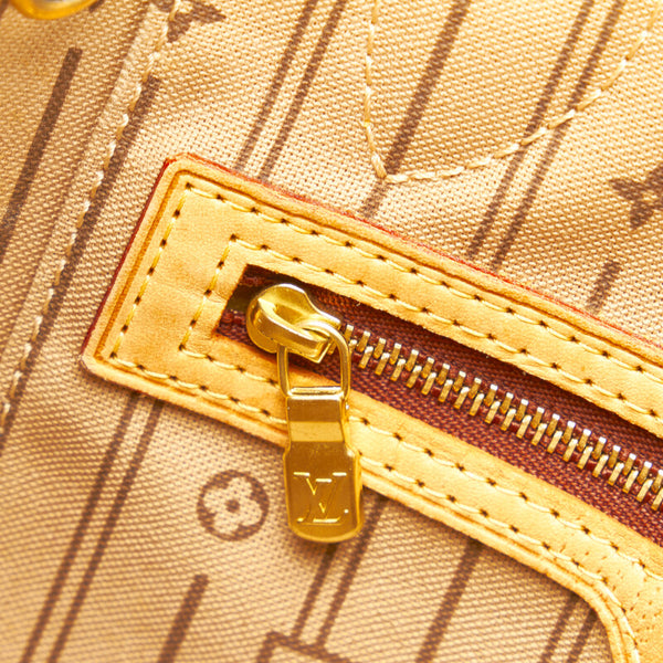 ルイ ヴィトン モノグラム ネヴァーフルPM ハンドバッグ トートバッグ M40155 ブラウン PVC レザー レディース LOUIS VUITTON 【中古】