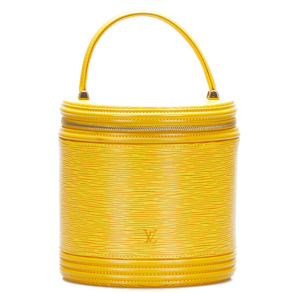 ルイ ヴィトン エピ カンヌ ハンドバッグ バニティバッグ M48039 タッシリイエロー レザー レディース LOUIS VUITTON 【中古】