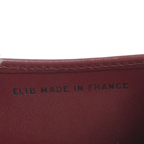カルティエ コインケース ボルドー レザー レディース CARTIER 【中古】