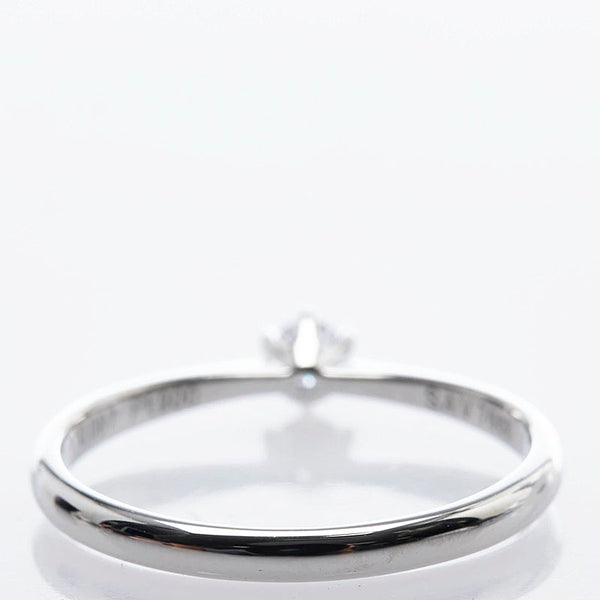 Pt900 プラチナ ダイヤ0.087ct リング 指輪 レディース 9.5号 【中古】