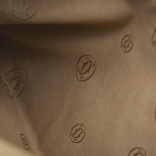 カルティエ マルチェロMM ハンドバッグ トートバッグ ブラック レザー レディース CARTIER 【中古】