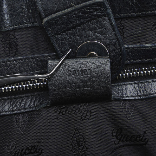 グッチ GGネオプレーン ハンドバッグ トートバッグ 241101 ブラック レザー レディース GUCCI 【中古】