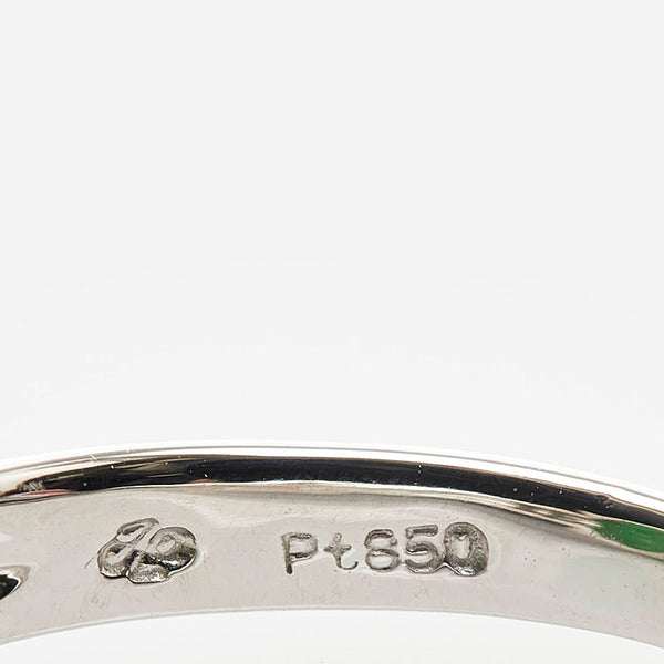 Pt850 プラチナ ひすい1.90ct ダイヤ0.33ct リング 指輪 レディース 13号 【中古】