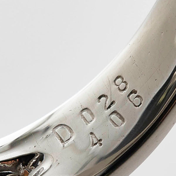 Pt900 プラチナ ボルダーオパール4.06ct ダイヤ0.28ct リング 指輪 レディース 15号 【中古】
