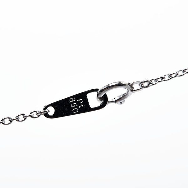 タサキ Pt900 プラチナ Pt850 プラチナ ダイヤ0.31ct フラワー ペンダントネックレス レディース TASAKI 【中古】