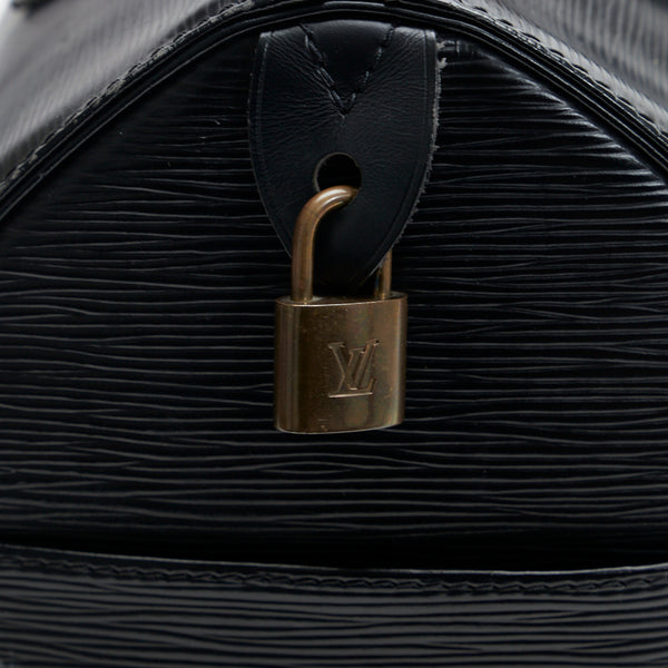 ルイ ヴィトン エピ スピーディ30 ハンドバッグ ボストンバッグ M59022 ノワール ブラック レザー レディース LOUIS VUITTON 【中古】