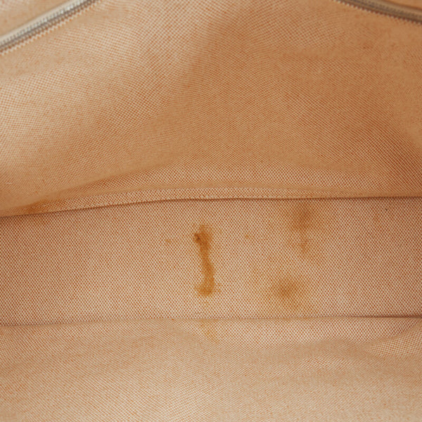 エルメス ニューフールトゥMM ハンドバッグ トートバッグ オレンジ キャンバス レディース HERMES 【中古】