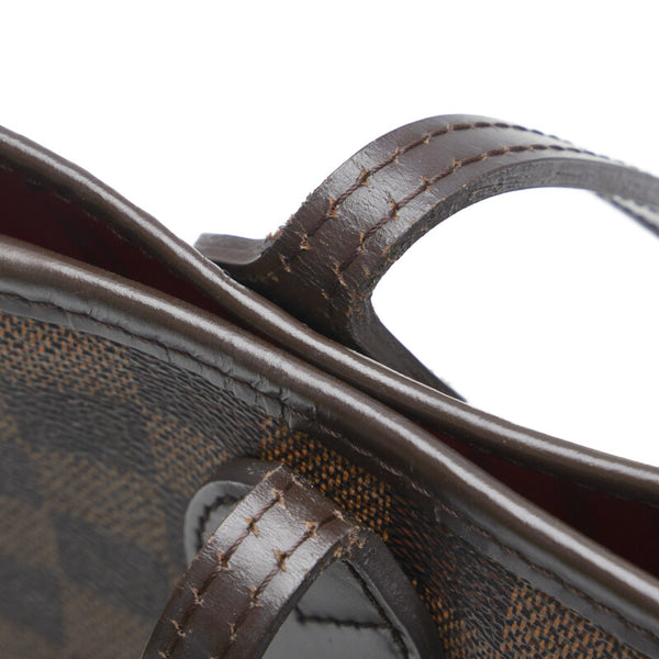 ルイ ヴィトン ダミエ ネヴァーフルMM ショルダーバッグ トートバッグ N51105 ブラウン PVC レザー レディース LOUIS VUITTON 【中古】