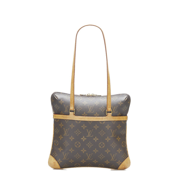 ルイ ヴィトン モノグラム クーサン GM ショルダーバッグ M51141 ブラウン PVC レザー レディース LOUIS VUITTON 【中古】