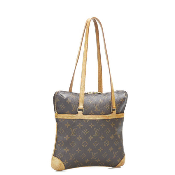 ルイ ヴィトン モノグラム クーサン GM ショルダーバッグ M51141 ブラウン PVC レザー レディース LOUIS VUITTON 【中古】