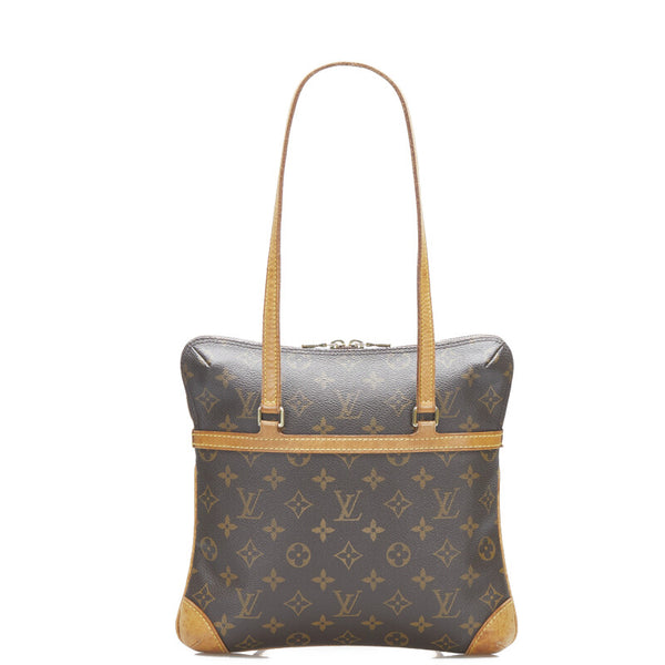 ルイ ヴィトン モノグラム クーサン GM ショルダーバッグ M51141 ブラウン PVC レザー レディース LOUIS VUITTON 【中古】