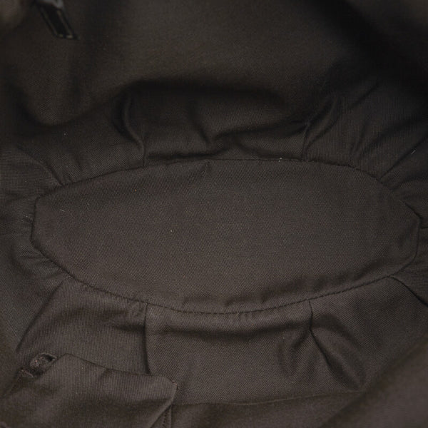 グッチ GGキャンバス アビー ハンドバッグ 211983 ベージュ ブラウン キャンバス レザー レディース GUCCI 【中古】