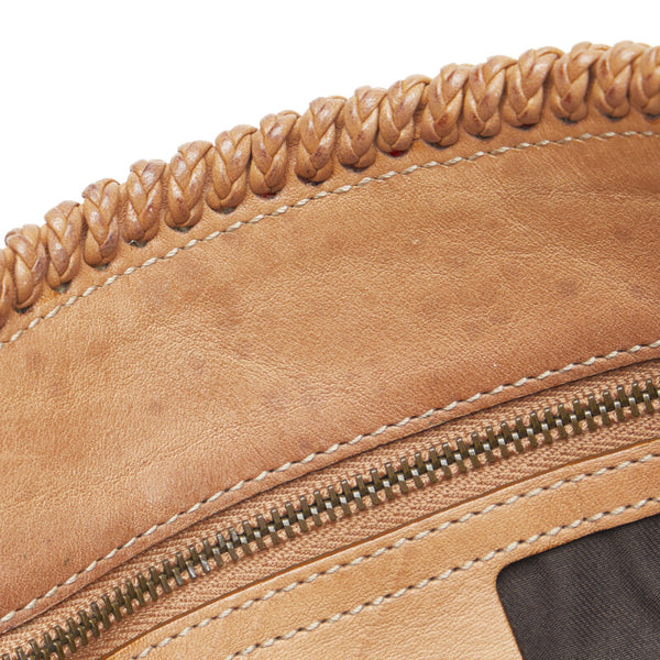 グッチ ホースビット ショルダーバッグ ハンドバッグ 114900 オレンジ マルチカラー キャンバス レザー レディース GUCCI 【中古】