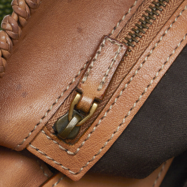 グッチ ホースビット ショルダーバッグ ハンドバッグ 114900 オレンジ マルチカラー キャンバス レザー レディース GUCCI 【中古】