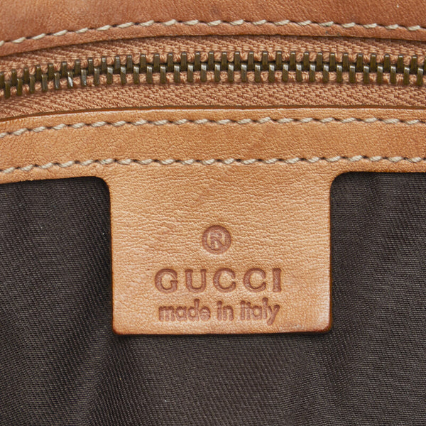 グッチ ホースビット ショルダーバッグ ハンドバッグ 114900 オレンジ マルチカラー キャンバス レザー レディース GUCCI 【中古】