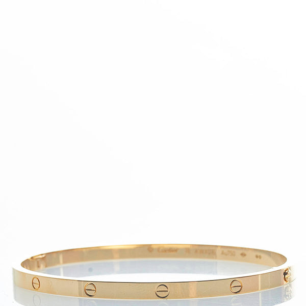 カルティエ ラブブレスレットSM ブレスレット B6047518 K18YG イエローゴールド レディース CARTIER 【中古】