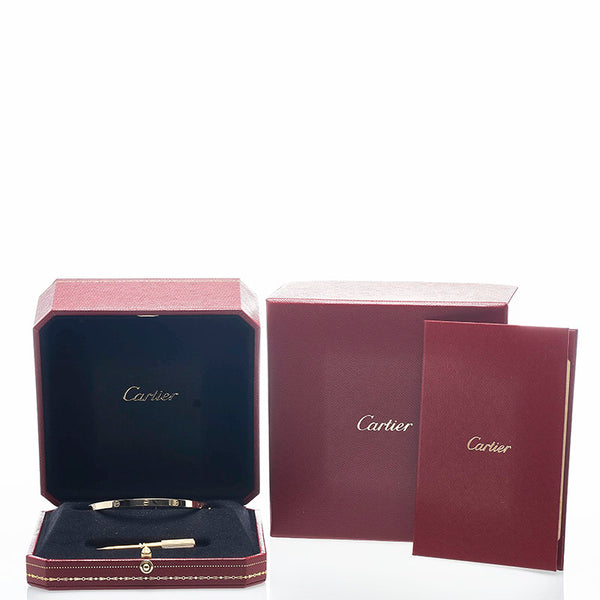 カルティエ ラブブレスレットSM ブレスレット B6047518 K18YG イエローゴールド レディース CARTIER 【中古】