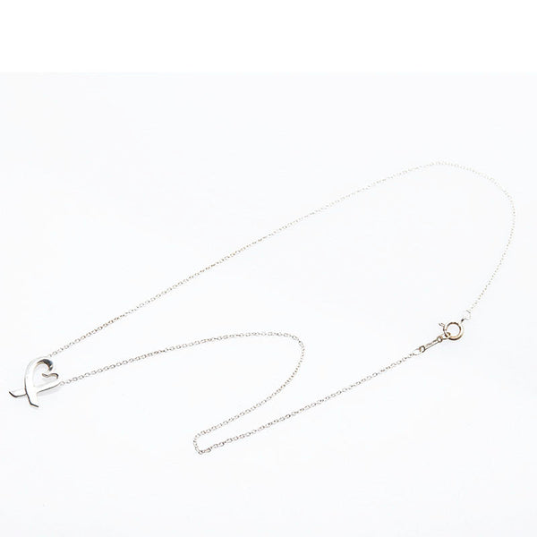 ティファニー ラビングハート ネックレス SV925 シルバー レディース TIFFANY&Co. 【中古】