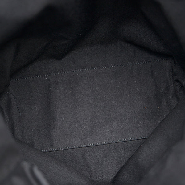 グッチ GGキャンバス ハンドバッグ トートバッグ 153009 ブラック キャンバス レザー レディース GUCCI 【中古】