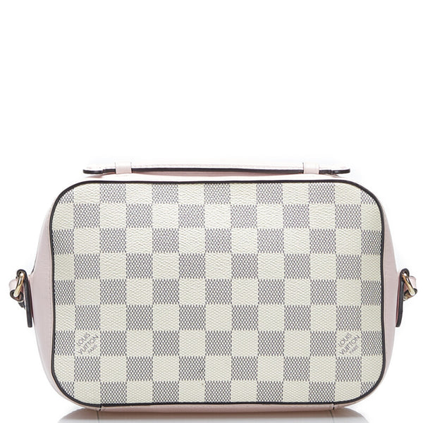 ルイ ヴィトン ダミエ アズール 斜め掛け ショルダーバッグ  N40155 オードローズ ピンク PVC レザー レディース LOUIS VUITTON 【中古】