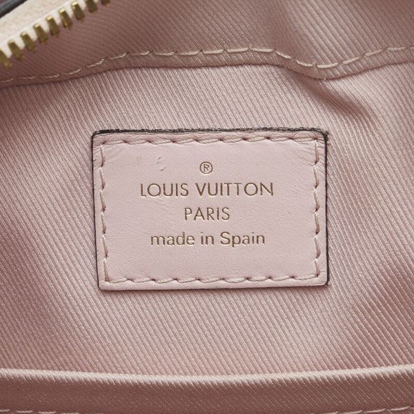 ルイ ヴィトン ダミエ アズール 斜め掛け ショルダーバッグ  N40155 オードローズ ピンク PVC レザー レディース LOUIS VUITTON 【中古】