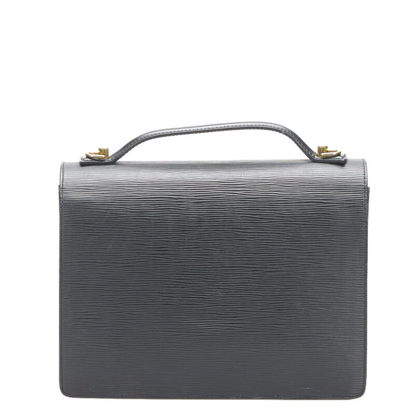 ルイ ヴィトン エピ モンソー ハンドバッグ セカンドバッグ  M52122 ノワール ブラック レザー レディース LOUIS VUITTON 【中古】