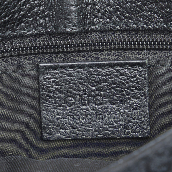 グッチ GGキャンバス ボディバッグ ウエストバッグ 131236 ブラック キャンバス レザー レディース GUCCI 【中古】