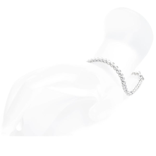 Pt850 プラチナ ダイヤ1.20ct テニスブレスレット レディース 【中古】